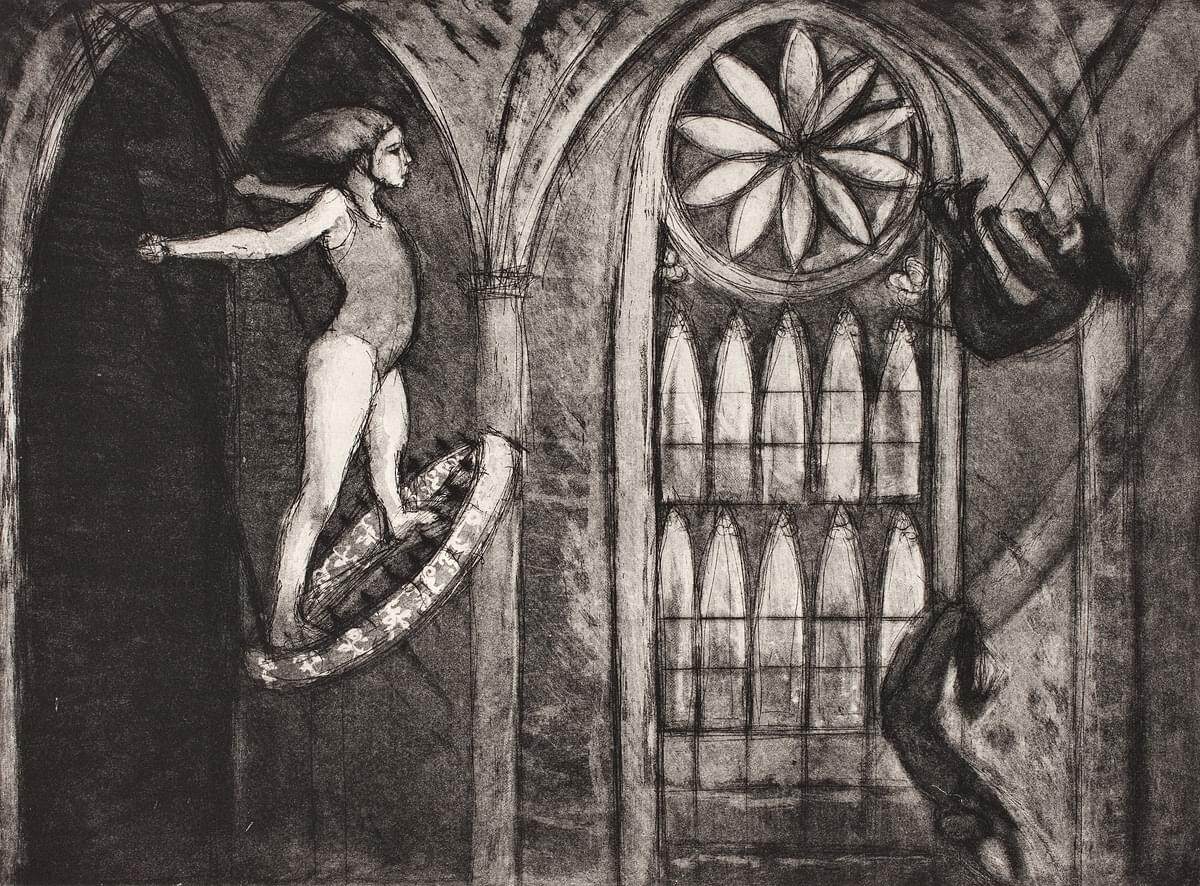 swing etching edition 15          295 X 395mm