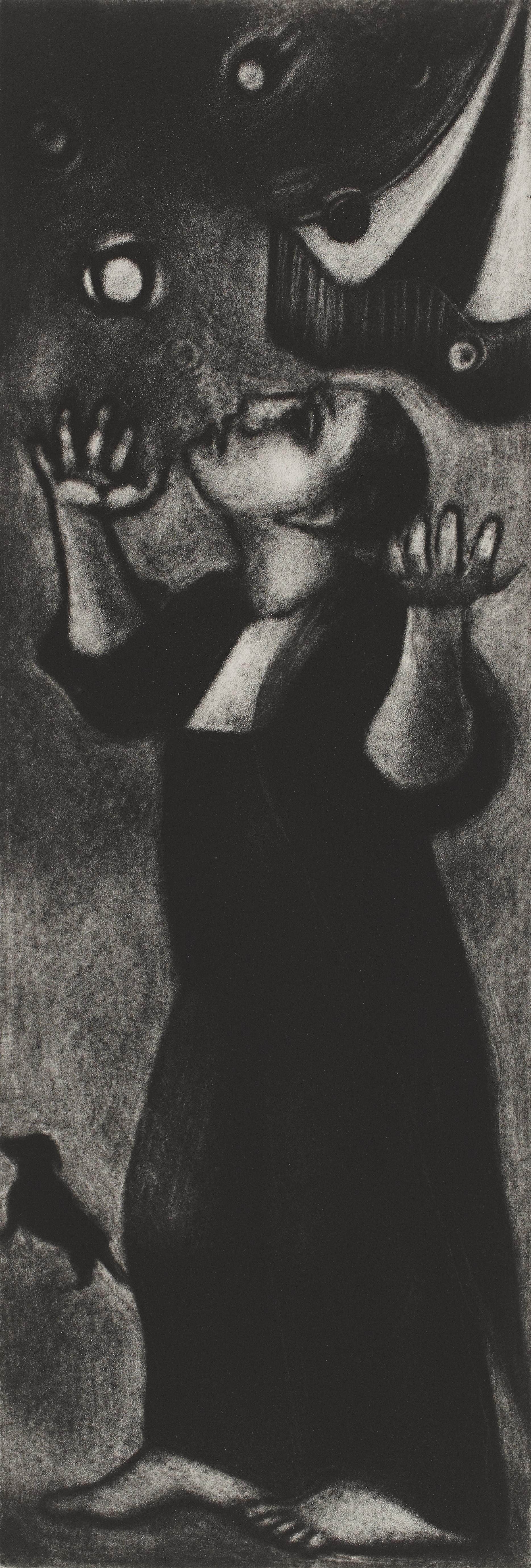 juggler etching edition 10         572 X 195mm B-16854