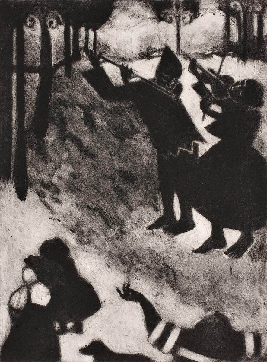 musicians etching edition 10 395 X 295mm