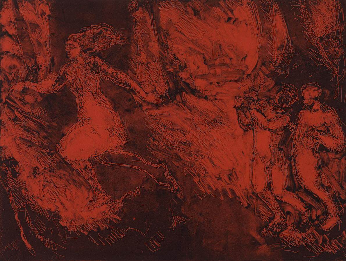 red twilight 300 X 400mm