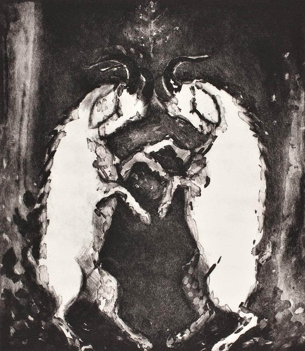 goats herald etching edition 15 295 X 255mm 