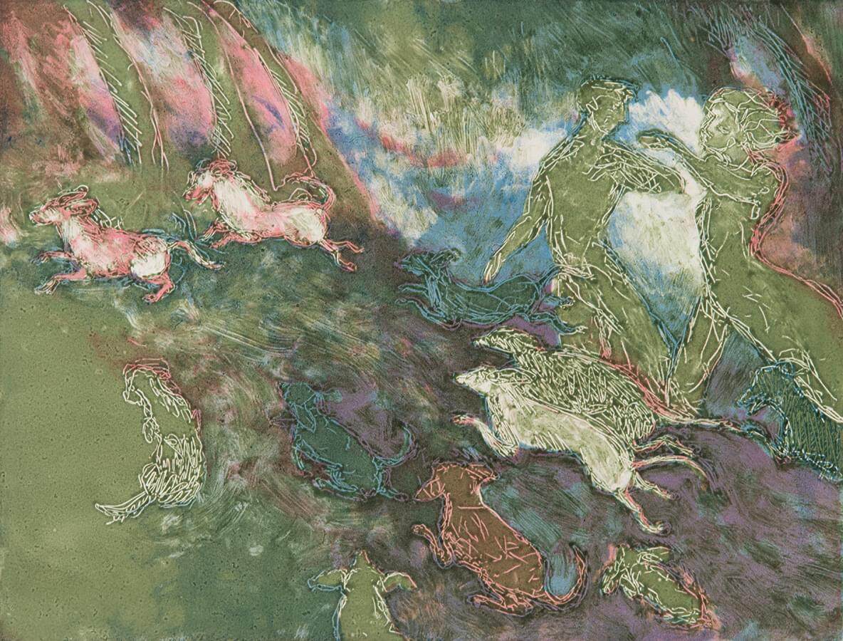 loved beasts SOLD 400 X 300mm