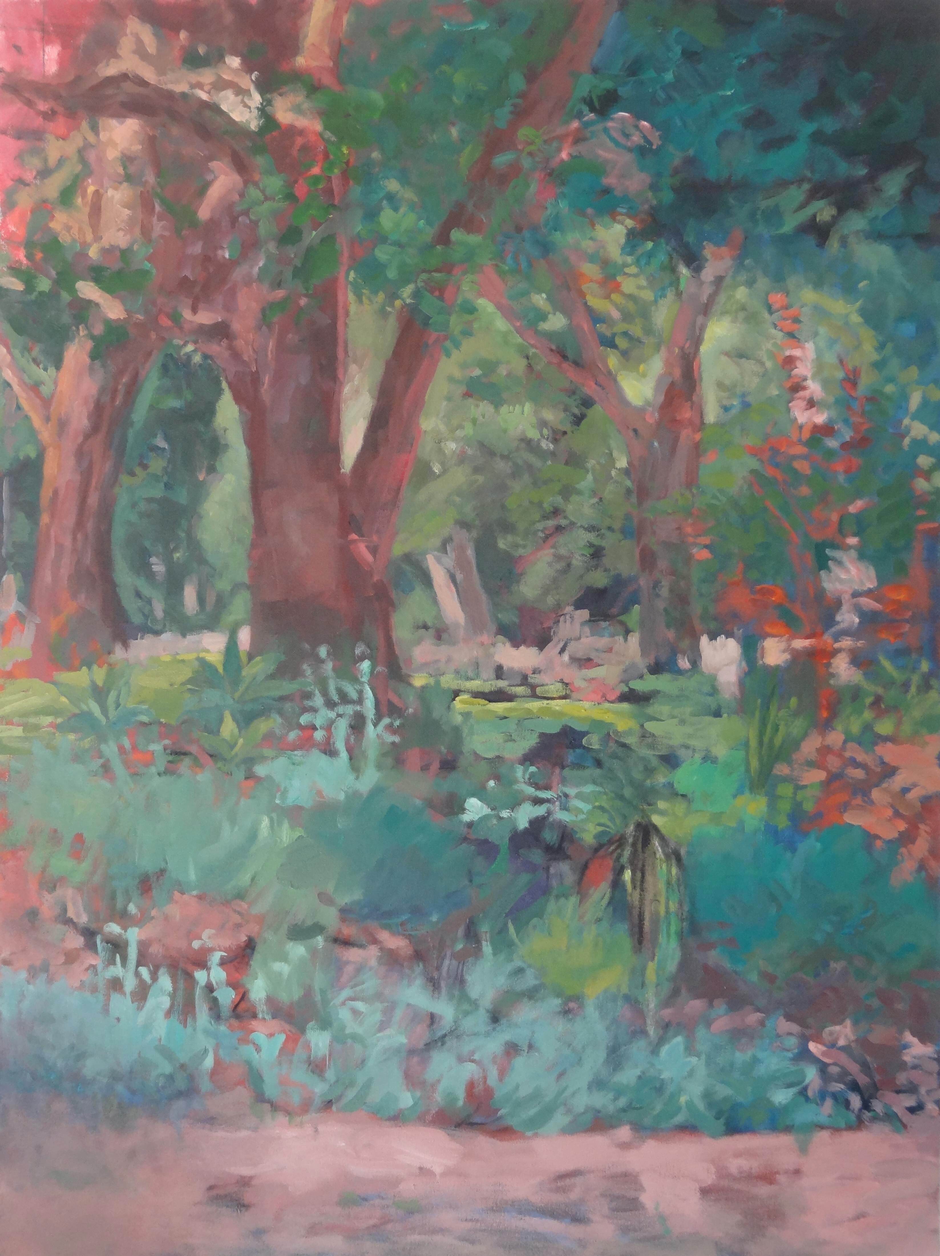 Oak tree and the spaces between SOLD Oil Painting DSC05633