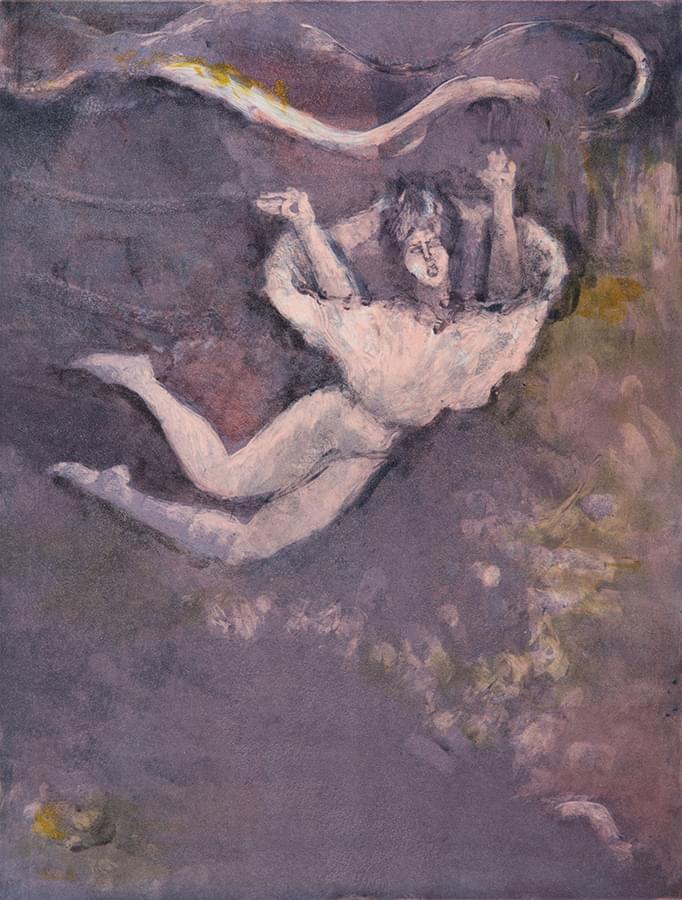 falling two 400 X 300mm 